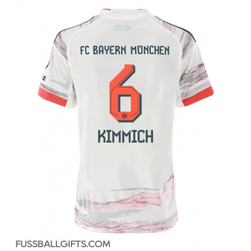 Bayern Munich Joshua Kimmich #6 Fußballbekleidung Auswärtstrikot Damen 2025-26 Kurzarm